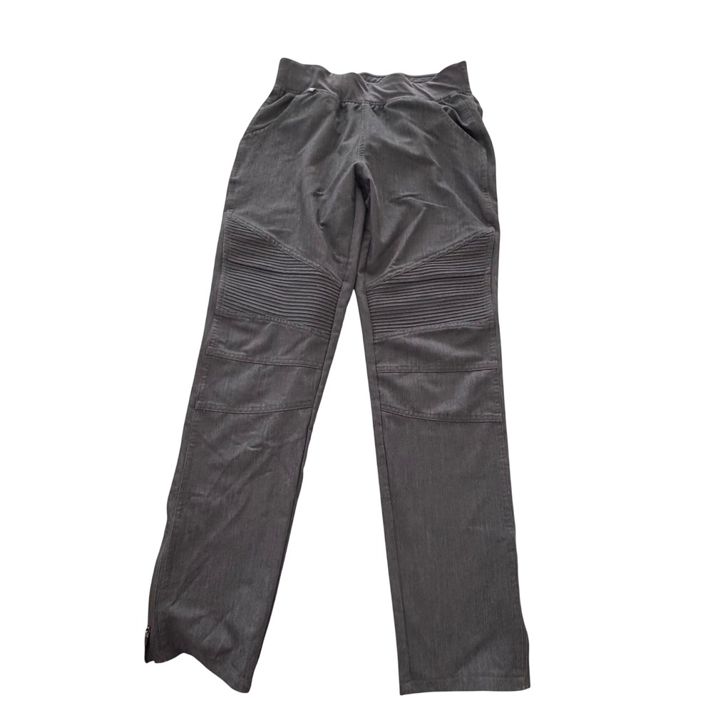 FIGS Technical Collection Moto Scrub Pants XS Grey Charcoal TW2022 Zip Ankle